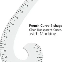 saravana super mart Armhole Curve, tracing Wheel, French Curve, and Loop Turner 4pcs Tracing Wheel image 5