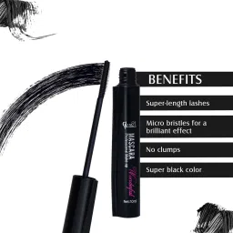 glam21 cosmetics Metal Mascara Longlasting Smudgeproof Ultra Dense Curl, Volumizing, Lengthening 10 ml image 2