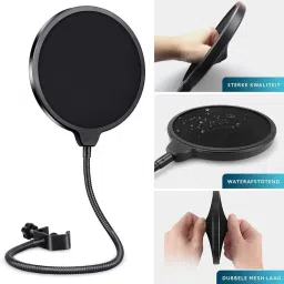 urban infotech Bm-800 Full Mic Set with Q12 Audio Mixer for Recording Singing Live Streaming Microphone image 3