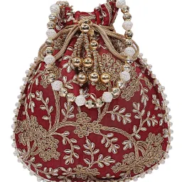Women Maroon Potli-image-67