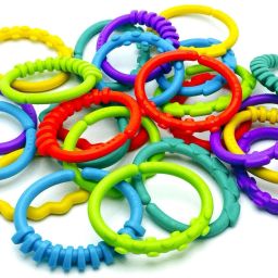 Rings Attach to Stroller, Clip On Car Seat New Born Baby 0M+ 24 Piece Rattle-image-10