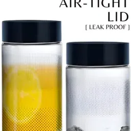 Air Tight Glass Water Bottle juice Drinking Fridge Bottles Steel Lid 750 ml Bottle-image-68