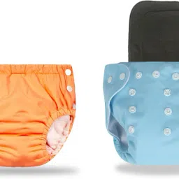 Baby Reusable Cloth Diaper Nappy With Multi Layered Microfiber Insert Free Size-image-23