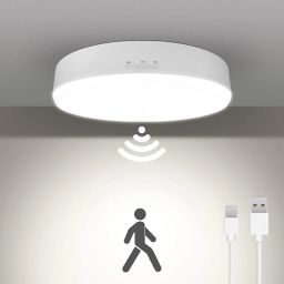 Broistan Cool White Body Induction Light for Home Wardrobe Outdoor USB Rechargeable LED Motion Sensor Light-29