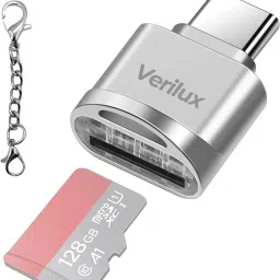 Verilux Micro SD Card Reader USB C Mini Type C TF SDHC SDXC OTG for Laptop Macbook Card Reader-13