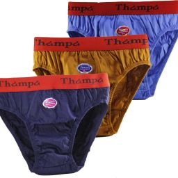 Pack of 3 Solid Men Brief-picture-13