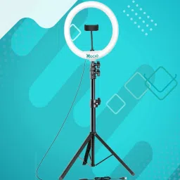JAMMY ZONES 10“ Ring light with lightweight stand for selfie and outdoor shooting Tripod, Tripod Kit-1