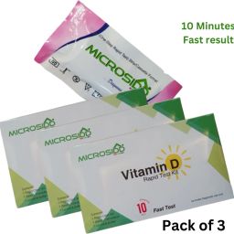Vitamin D Rapid Test kit (Pack of 3) Blood Test-12