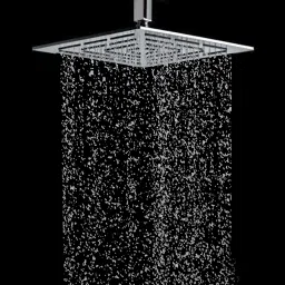 Maze 8"X8" SS 304 Grade Rain Shower Head Square Fixed Mount-image-12