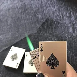 Refillable Pocket Lighter Stylish Look Antique Lighter Green Flame Lighter Pocket Lighter-image-2