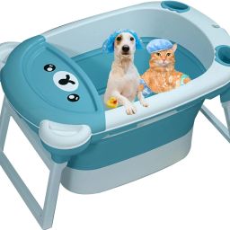 Manual Free Standing Pet Bathtub-image-46