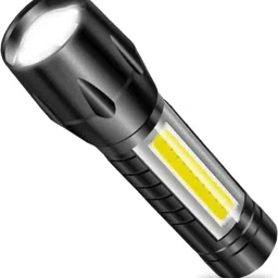 Emergency LED Light Rechargeable Zoomable COB 9W Flashlight Torch-picture-6