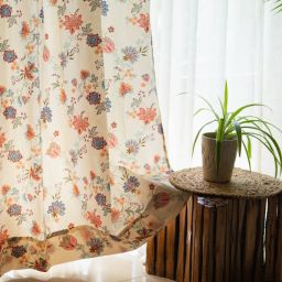 213 cm (7 ft) Cotton Room Darkening Door Curtain (Pack Of 2)-image-77