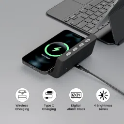Portronics Freedom 4A Desktop Wired & Wireless Charging Pad image 4