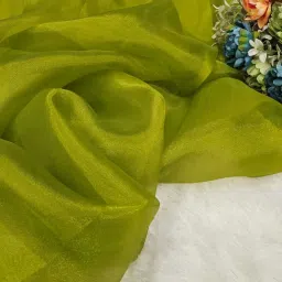 Unstitched Organza Multipurpose Running Fabric Solid-image-65