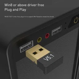 Bkc USB Mini Bluetooth Adapter CSR 5.1 Bluetooth Wireless USB Dongle Adapter USB Adapter image 3