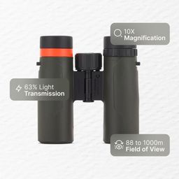 Wildlife Binoculars 100 10x26 - Khaki-image-37