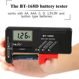 right gear Universal Battery Checker Volt Tester for AA AAA C D 9V 1.5V Button Cell Batteries Digital Battery Tester image 5