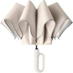 Umbrella for Men Women Folding Umbrella With Carabiner Handle Umbrella-picture-2