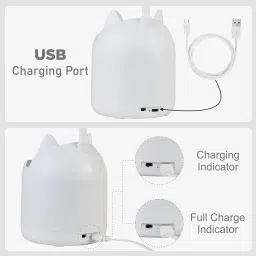 mogadget Work lamp for Desk/led Table lamp for Study with USB Charging and Mobile Holder Study Lamp image 4