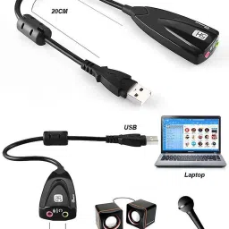 Stela Sound Card 5hv2 Usb 7.1 With Channel Equalizer Usb 2.0 USB Adapter Sound Card 5hv2 Usb 7.1 With Channel Equalizer Usb 2.0 USB Adapter Sound Card image 3