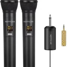 Wireless Microphone System, 100ft Range, for Singing, Announcement, Stage Microphone-18