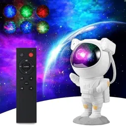 360° Adjustable Astronaut Galaxy Projector Lamp with Remote Bedroom, Home_UE106 Night Lamp-8