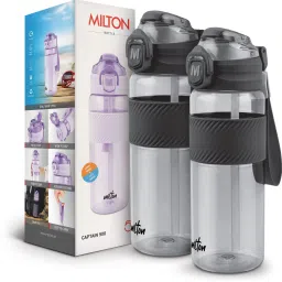 Captain Unbreakable Plastic Water Bottle 850 ml each Sip Plus Gulp set of 2, 850 ml Bottle-image-60