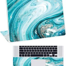 Inkykart Marbel D10 Top+Wrist Pad Vinyl Laptop Skin/Sticker/Cover vinyl Laptop Decal 14-image-34
