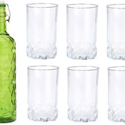 somil Combo Of Bottle And Glass Set -A627 Jug Bottle Glass Set-picture-34