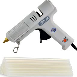 fadman MAX 150 W 150 WATT HEAVY PERFORMANCE BEST QUALITY IN GLUE GUNS WITH PREMIUM 20 TRANSPARENT HOT ADHESIVE GLUE STICKS Adjustable Temperature Corded Glue Gun-picture-23