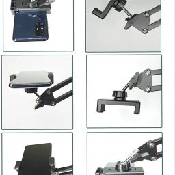 Wanzhow New Arrival Overhead Tripod Camera Stand 360° Mobile Holder Cell Phone Stand Tripod, Tripod Clamp, Tripod Bracket, Monopod, Tripod Ball Head image 4
