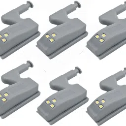 AMG Music Pack of 6 Cabinet Led Hinge Light Smart Sensor Light for Cupboard Wardrobe Smart Bulb-11