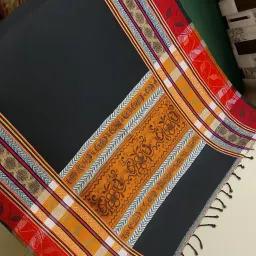 Pure Cotton Woven Multicolor Women Dupatta-image-76