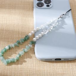 handmadehub handmade uncut beads phone chain/ phone charm/cell phone charm / Phone Charm Phone Charm-image-8
