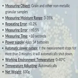 japsin JII-GMM650G Pinless Digital Moisture Measurer image 5