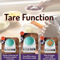 rich mart Kitchen Scale Multipurpose Portable Electronic With Back Light LCD Digital Weighing Scale image 4