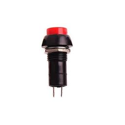 Red PBS-11B 12MM 2PIN Momentary Self-Reset Round Plastic Push Button Switch image 1