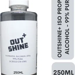 Outshine+ IPA ISO PROPYL ALCOHOL 99.9% PURE [(CH3)2-CH-OH] 250ML for Computers, Laptops, Mobiles-picture-25