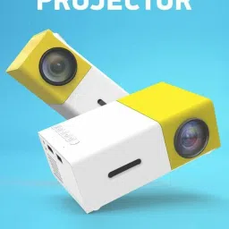 Wifton Mini Projector Projector 400LM with USB Interfaces 400 lm LED Corded & Cordless Portable Projector-41