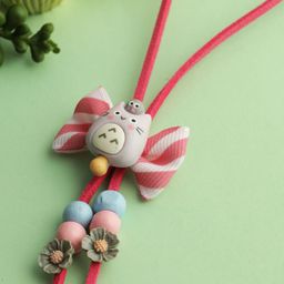 Aapno Rajasthan Girls Bow Beaded Elasticated Rakhi-image-79