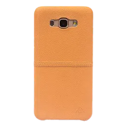stuffcool Aristo Leather Back Cover for Samsung Galaxy J7 (Camera Protection, Light Brown)-image-76