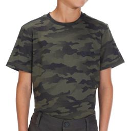 Kids Half-Sleeve T-Shirt Army Military Camo Print 100 - Camo Khakhi-picture-7