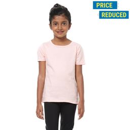 Girls Basic Cotton T-Shirt - Pink-image-29