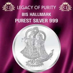 SILVER_Radha Krishna_10GM S 999 10 g Silver Coin-12