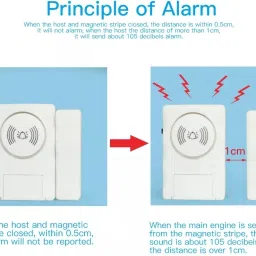 gaze Wireless Door Window Open Alert Alarm Home Security System Door & Window Door Window Alarm image 4