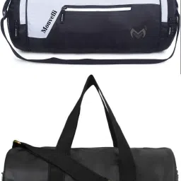 20 L Gym Duffel Bag - GYM DUFFLE BAG FOR INDOOR OUTDOOR SPORTS - Black, Black-picture-21
