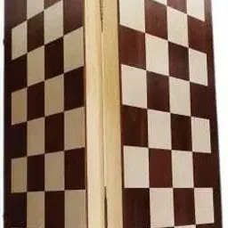 12 INCH Premium Wooden Chess Board with 32 Wooden pawns (brown) CHESS BOARD 25 cm Chess Board-picture-1