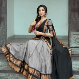 Solid Semi Stitched Lehenga Choli-image-58