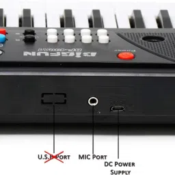 eminence enterprises 37 keys Electronic Piano Keyboard with LED Display & Microphone, KV-430 37 keys Electronic Piano Music/Big Fun Keyboard with LED Display & Microphone Analog Portable Keyboard image 5
